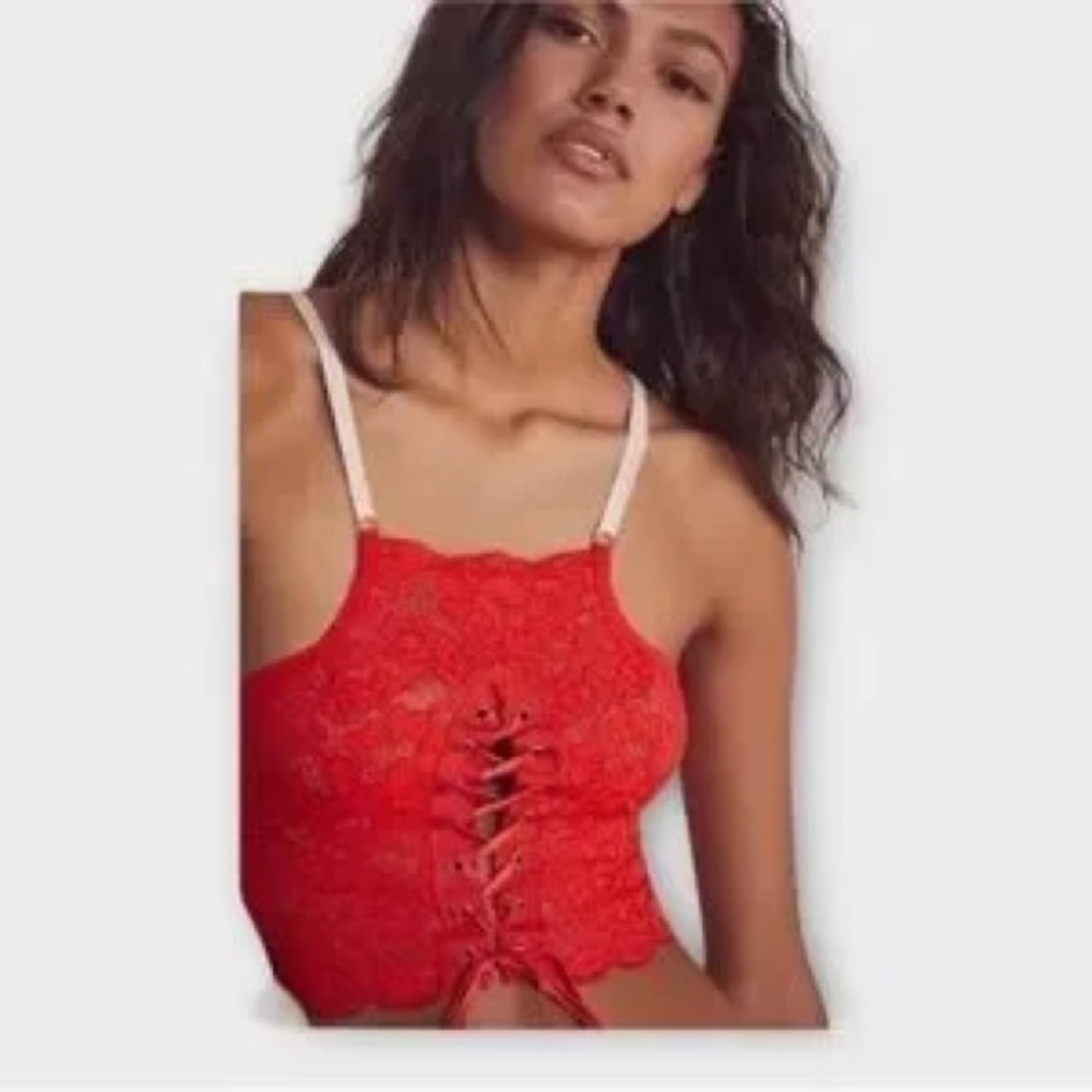 NWT HAH red bralette